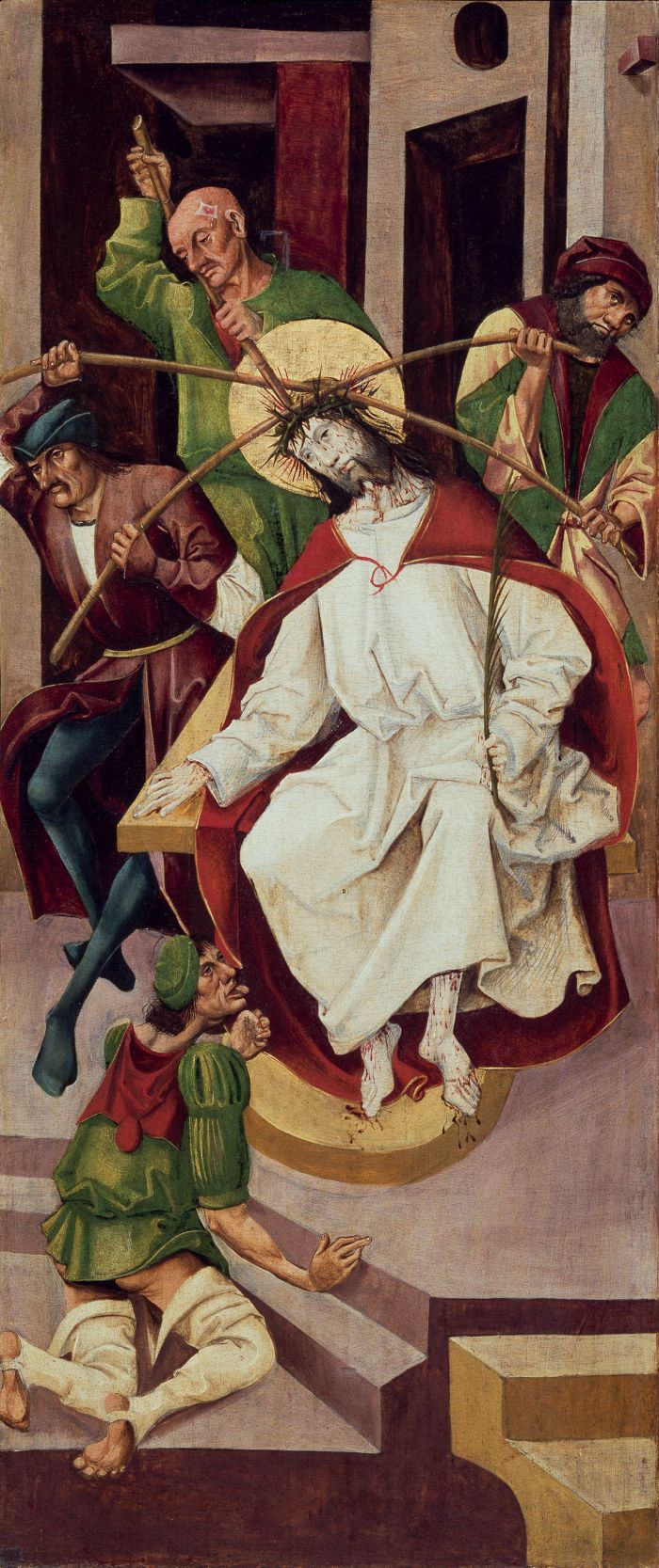 Abb. 1: Anonymus, Dornenkrönung aus dem Hochaltarretabel in St. Anna in Pöggstall, um 1500