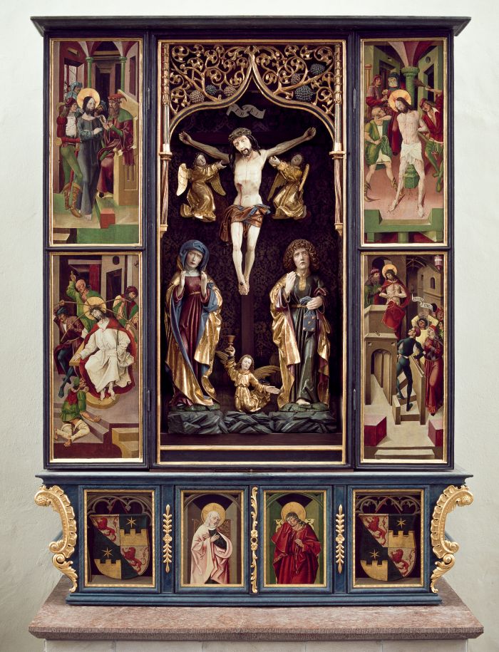 Abb. 2: Anonymus, Hochaltarretabel in St. Anna in Pöggstall, um 1500